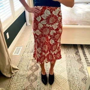 Madewell floral midi skirt 2021 spring collection